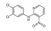 N-(3,4-dichlorophenyl)-3-nitropyridin-2-amine结构式