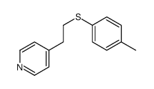 4-[2-(4-methylphenyl)sulfanylethyl]pyridine结构式