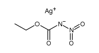 nitro-carbamic acid ethyl ester, silver salt Structure
