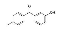 (3-hydroxyphenyl)-(4-methylphenyl)methanone结构式