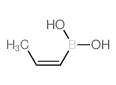 [(Z)-prop-1-enyl]boronic acid结构式