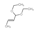 反式-2-丁烯醛二乙基缩醛结构式