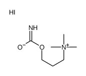 3-carbamoyloxypropyl(trimethyl)azanium,iodide结构式