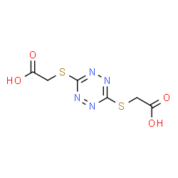2, 2'-((1, 2, 4, 5-四嗪-3, 6-二基)双(磺胺基))二乙酸结构式