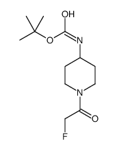 tert-butyl N-[1-(2-fluoroacetyl)piperidin-4-yl]carbamate Structure