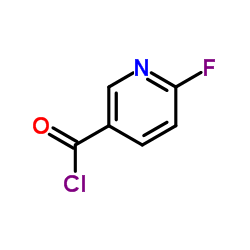 6-Fluoronicotinoyl chloride structure