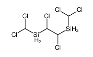 [1,2-dichloro-2-(dichloromethylsilyl)ethyl]-(dichloromethyl)silane结构式