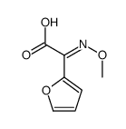alpha-(甲氧基亚胺)-2-呋喃乙酸结构式