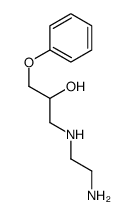 1-(2-aminoethylamino)-3-phenoxypropan-2-ol结构式