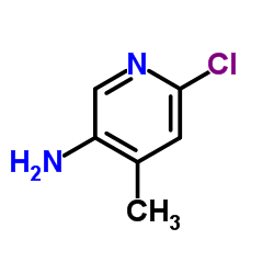 3-氨基-6-氯-4-甲基吡啶结构式