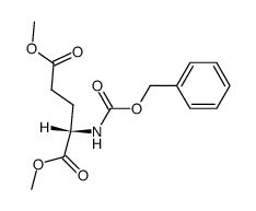 dimethyl (S)-N-(benzyloxycarbonyl)glutamate结构式