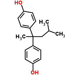 4,4'-(1,3-二甲基丁基)二苯酚结构式