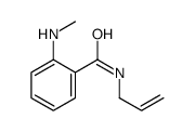 2-(methylamino)-N-prop-2-enylbenzamide Structure