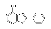 2-苯基噻吩并[3,2-c]吡啶-4(5H)-酮结构式
