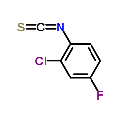 2-CHLORO-4-FLUOROPHENYL ISOTHIOCYANATE Structure