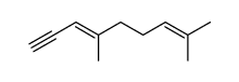 (E)-4,8-Dimethylnona-3,7-dien-1-yne Structure