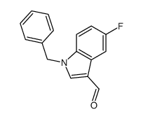 1-benzyl-5-fluoro-1H-indole-3-carbaldehyde Structure