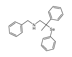 N-benzyl-2-phenyl-2-(phenylselanyl)propan-1-amine Structure