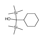Bis(trimethylsilyl)cyclohexylmethanol Structure