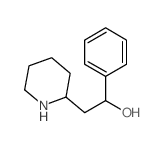 1-phenyl-2-(2-piperidyl)ethanol结构式