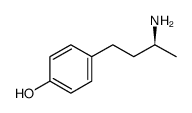 (S)-4-(3-氨基丁基)-苯酚结构式