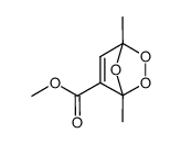 methyl 1,4-dimethyl-2,3,7-trioxabicyclo[2.2.1]hept-5-ene-5-carboxylate结构式
