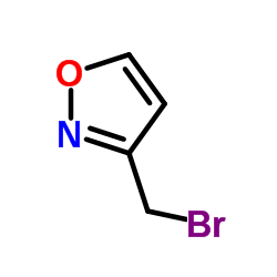 3-(溴甲基)-异噁唑结构式