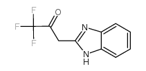 3-(1H-苯并咪唑-2-基)-1,1,1-三氟-2-丙酮结构式