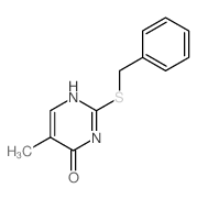 2-benzylsulfanyl-5-methyl-3H-pyrimidin-4-one Structure