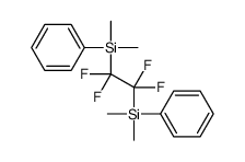 [2-[dimethyl(phenyl)silyl]-1,1,2,2-tetrafluoroethyl]-dimethyl-phenylsilane Structure