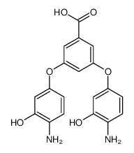 3,5-bis(4-amino-3-hydroxyphenoxy)benzoic acid Structure