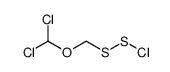 dichloromethoxymethylsulfanyl thiohypochlorite Structure
