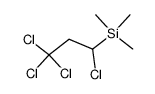 1,1,1,3-tetrachloro-3-trimethylsilylpropane结构式