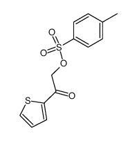 1-(2-Thienyl)-2-(p-tolylsulfonyloxy)ethanone Structure