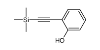 2-((三甲基硅烷基)炔基)苯酚结构式