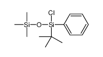 tert-butyl-chloro-phenyl-trimethylsilyloxysilane Structure