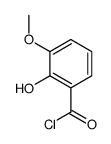 Benzoyl chloride, 2-hydroxy-3-methoxy- (9CI)结构式