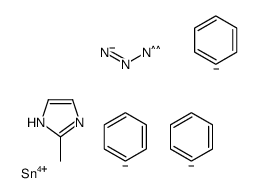 benzene,2-methyl-1H-imidazole,tin(4+),azide结构式