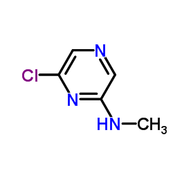 2-氯-6-甲基氨基吡嗪结构式