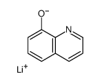 8-Hydroxyquinolinolato-lithium Structure