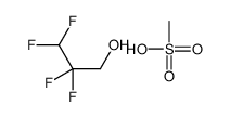 methanesulfonic acid,2,2,3,3-tetrafluoropropan-1-ol结构式