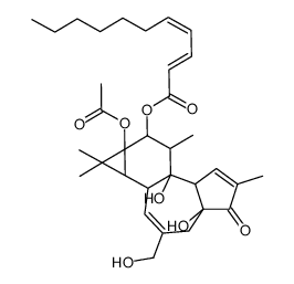 12-O-Undecadienoylphorbol-13-acetate structure