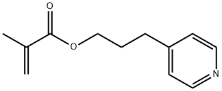 2-甲基-2-丙烯酸 3-(4-吡啶基)丙酯结构式