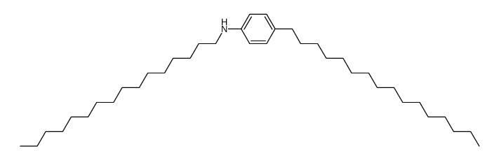 4,N-dihexadecyl-aniline结构式