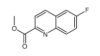 methyl 6-fluoroquinoline-2-carboxylate结构式