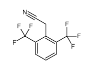 2-(2,6-双(三氟甲基)苯基)乙腈结构式
