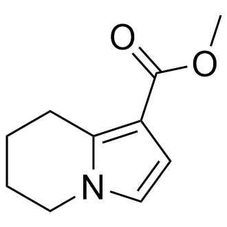 5,6,7,8-四氢吲哚嗪-1-羧酸甲酯结构式