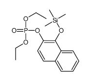 diethyl (1-trimethylsilyloxynaphthalen-2-yl) phosphate Structure
