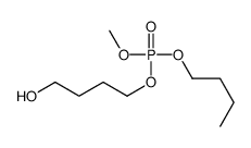 butyl 4-hydroxybutyl methyl phosphate Structure