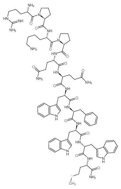 [D-Trp7,9,10]-Substance P结构式